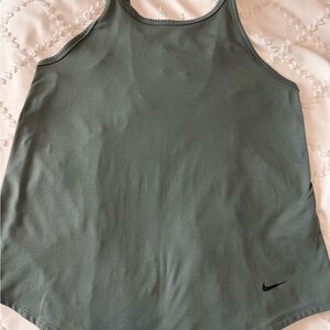 Nike Women's Dri-Fit Green Tank Top